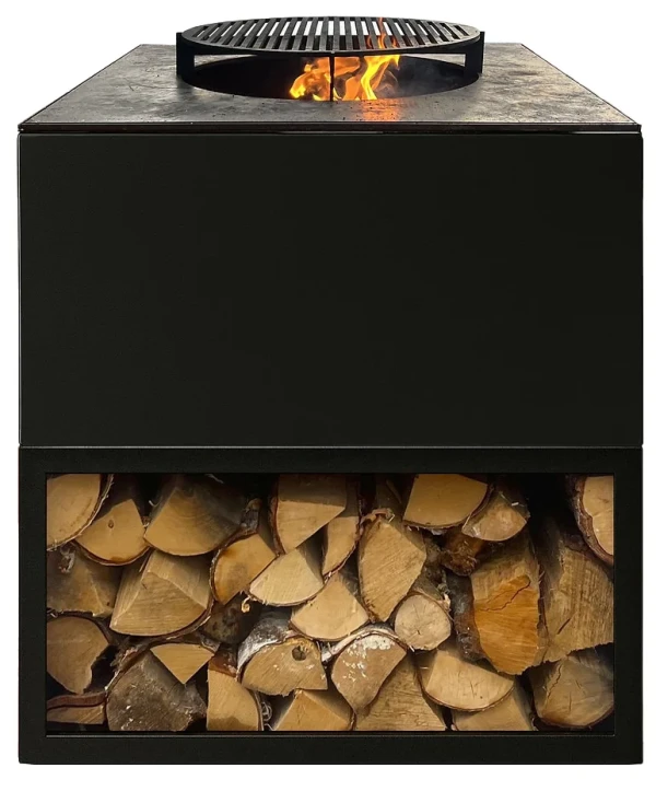Tommre Block Grill Svart hög Grillar & Pizzaugnar frilagd